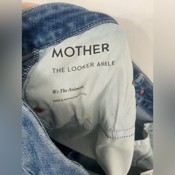 MOTHER The Looker Ankle We The Animals Skinny Jeans Blue Size 30 - Picture 7 of 12